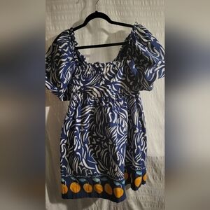 NWT Primark dress Italy outfit Can be off shoulder Tie back with keyhole in back